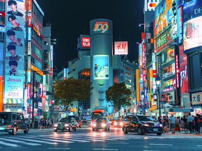 Shibuya crossing in Tokyo